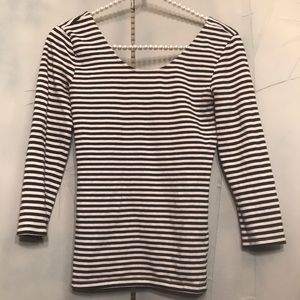 H&M size 6 striped shirt
